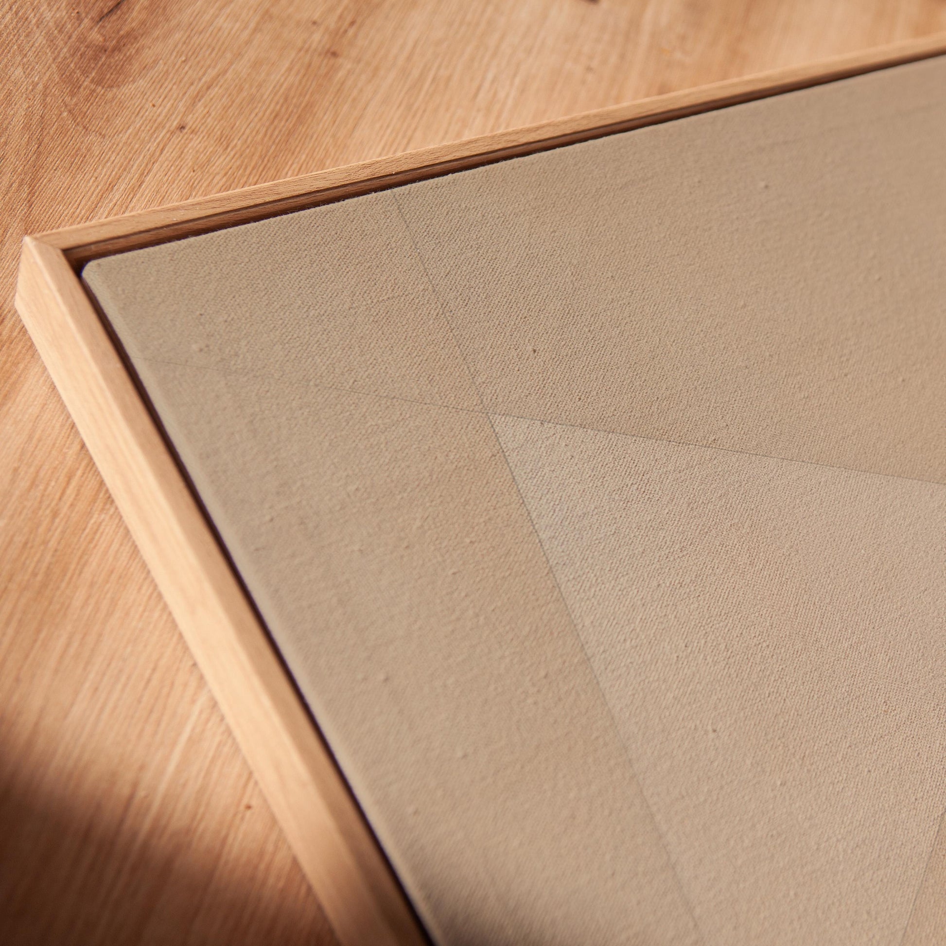 Minimal Beige Geometric Canvas Art