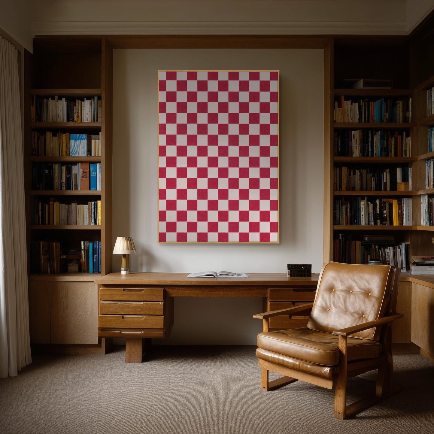 Checkered Canvas Art