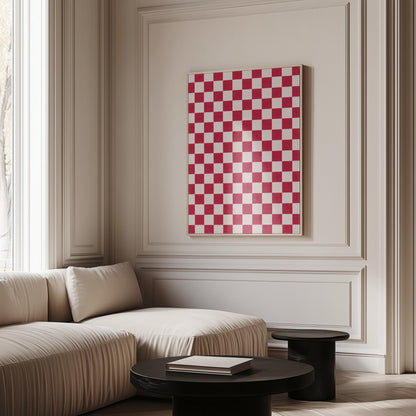Checkered Canvas Art