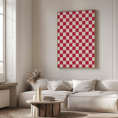 Checkered Canvas Art