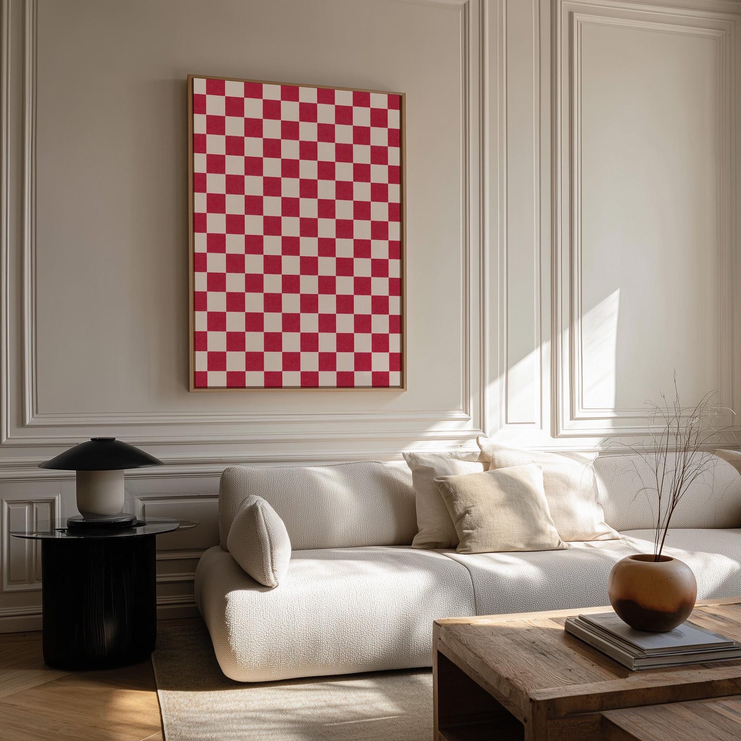 Checkered Canvas Art
