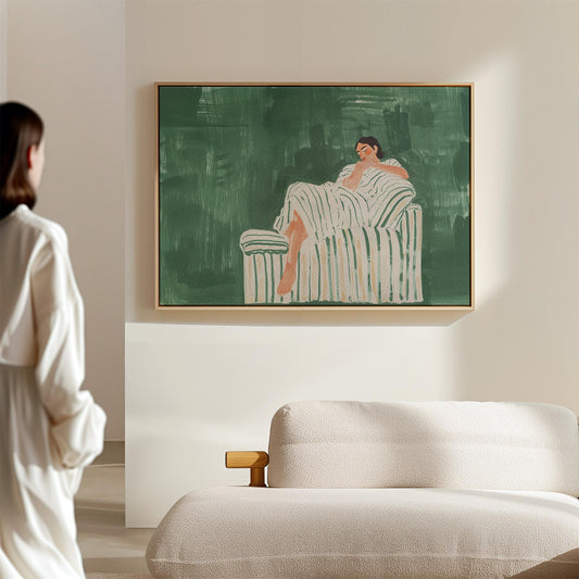 Abstract Woman Canvas Art