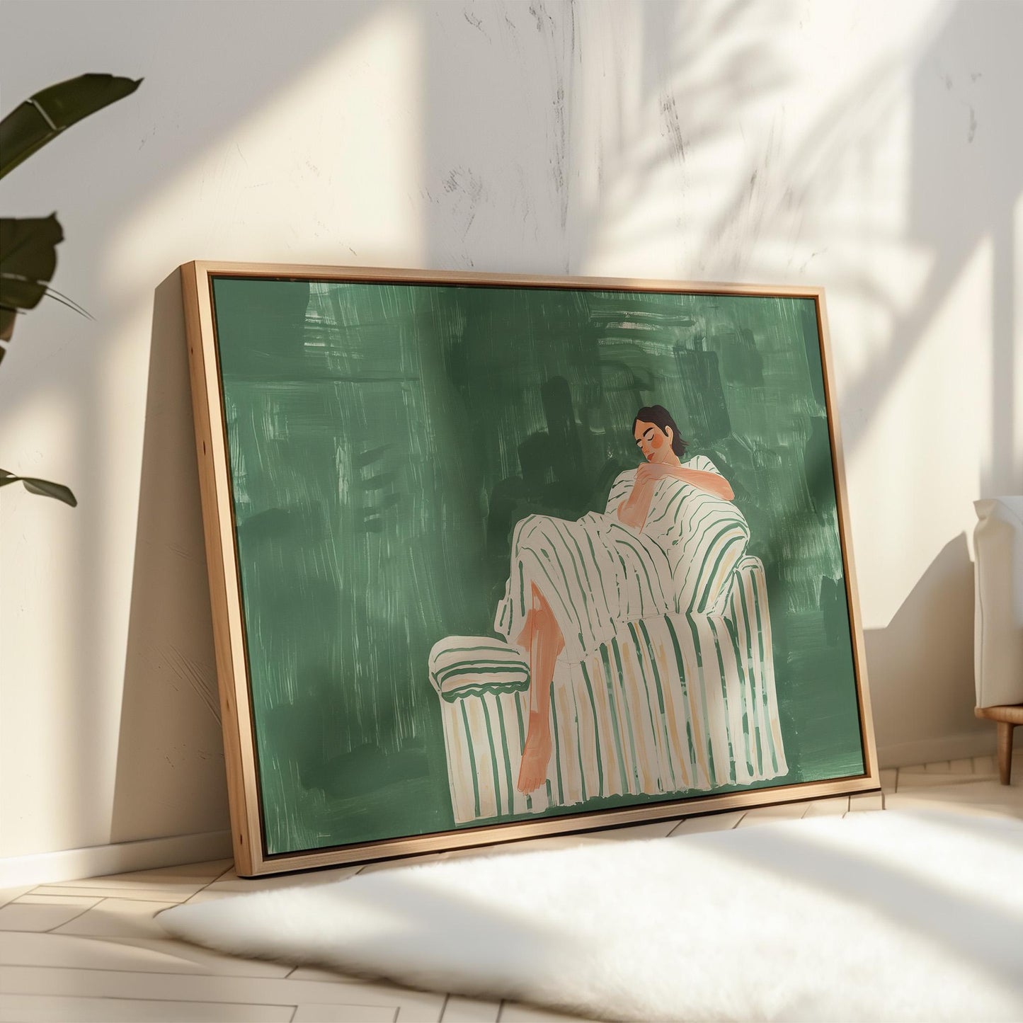 Abstract Woman Canvas Art