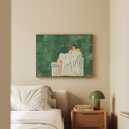Abstract Woman Canvas Art