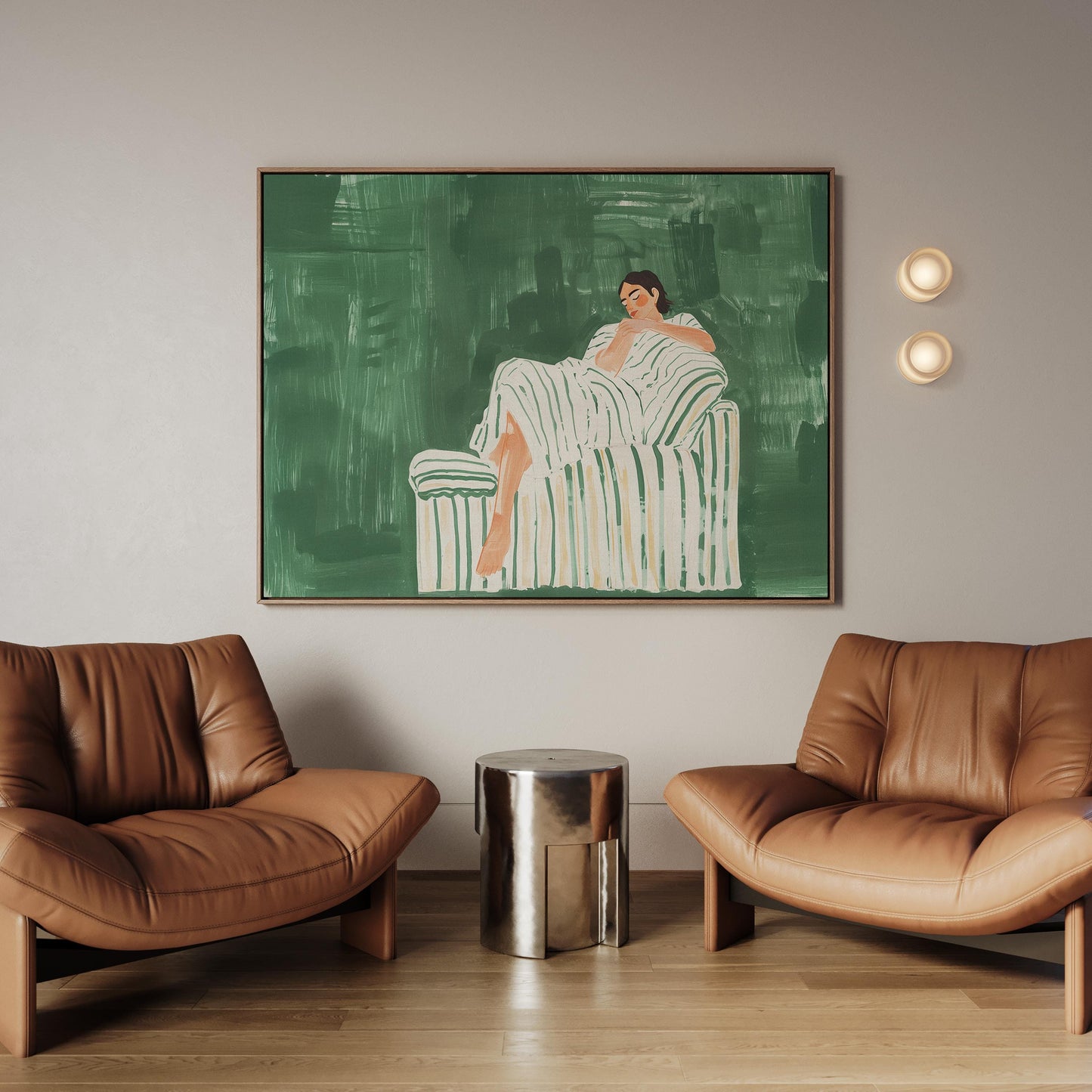 Abstract Woman Canvas Art