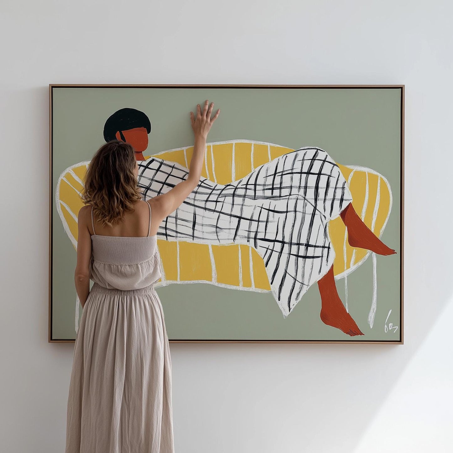 Abstract Woman Canvas Print