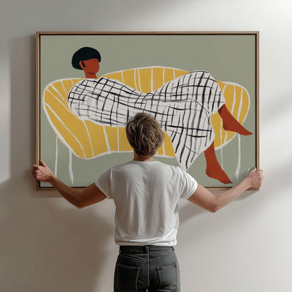 Abstract Woman Canvas Print