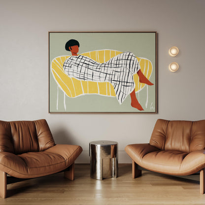 Abstract Woman Canvas Print