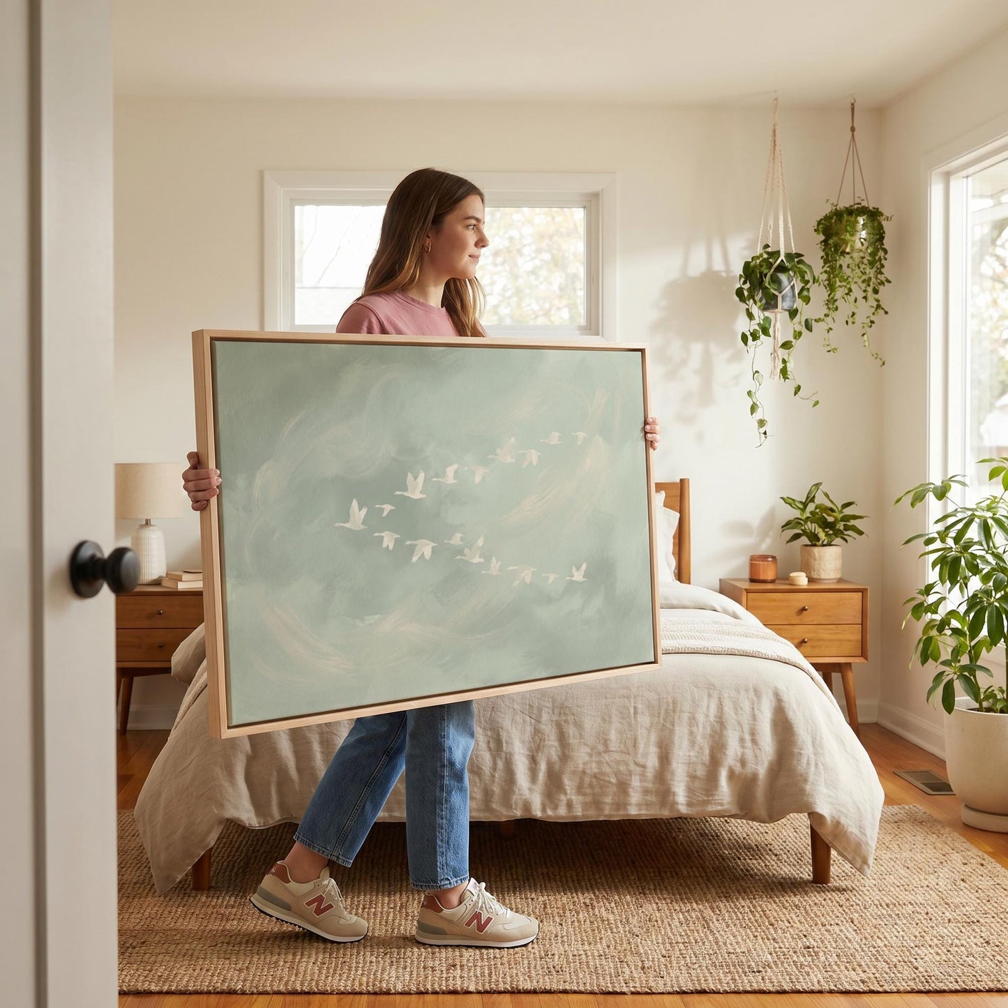 Flying Birds Canvas Wall Art
