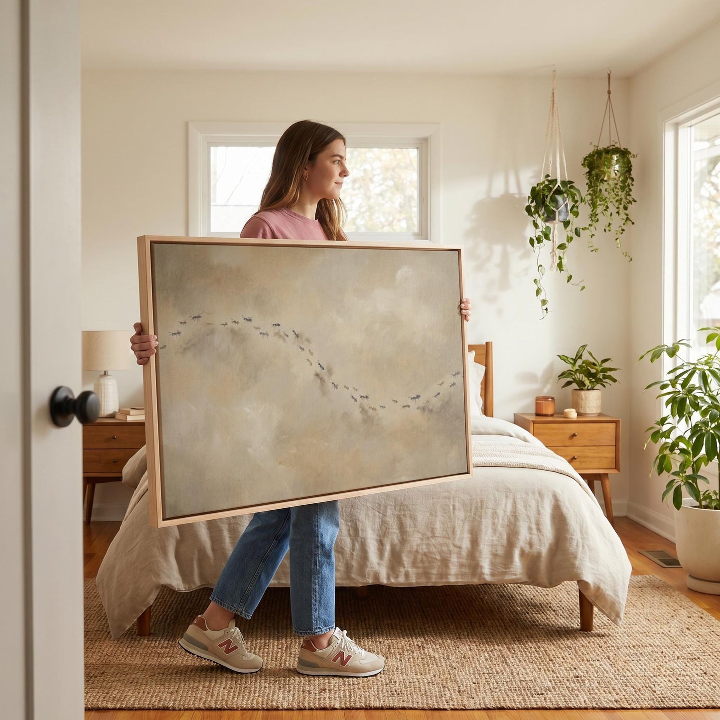 Ant Trail Canvas Wall Art