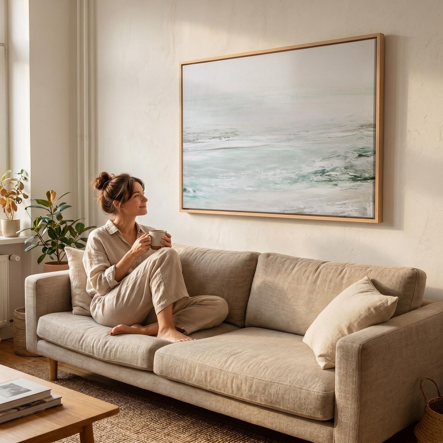 Abstract Ocean Canvas Wall Art
