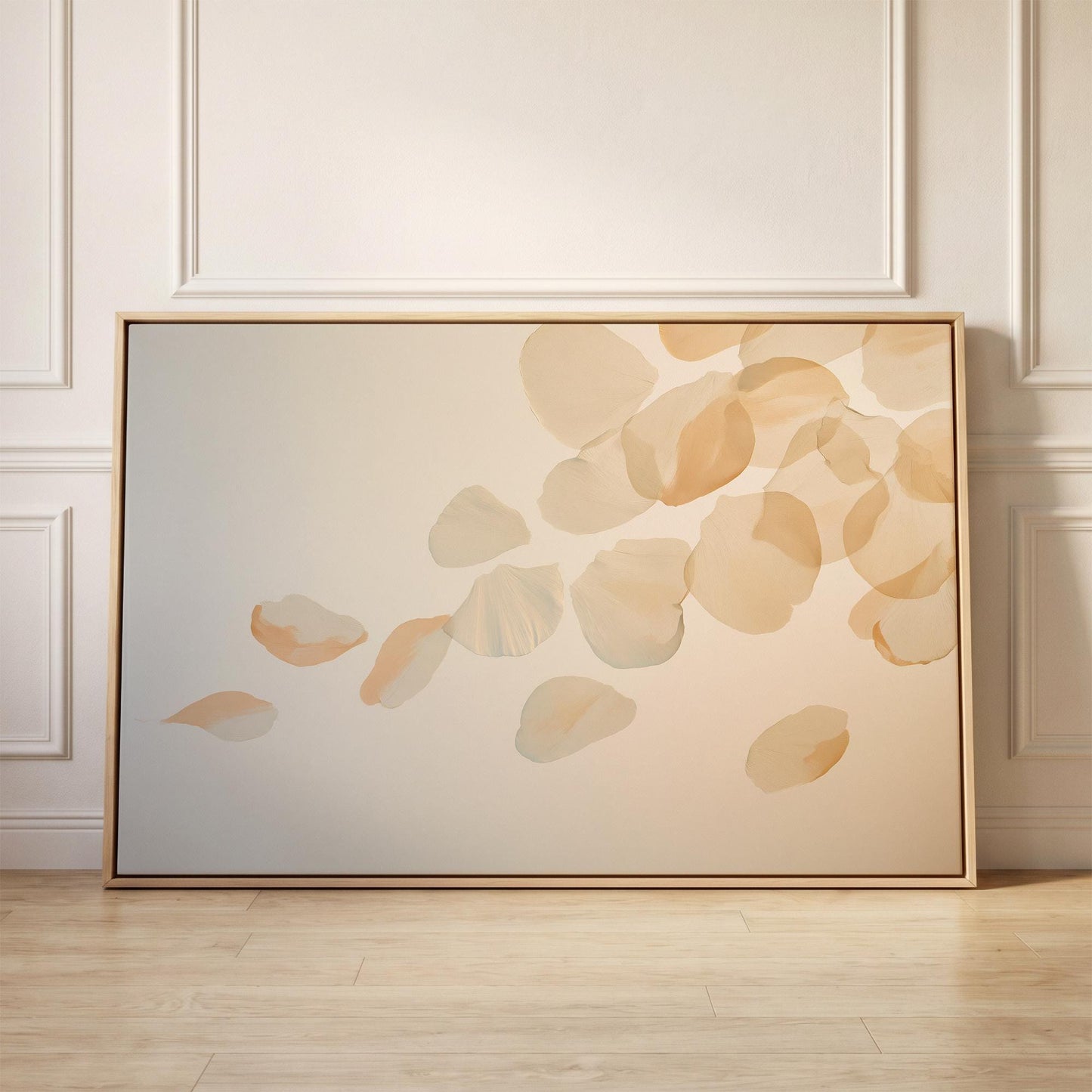 Floating Petals Canvas Wall Art