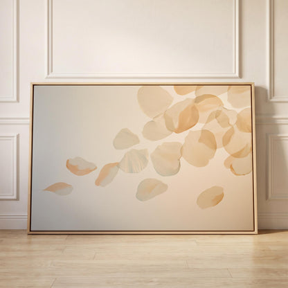 Floating Petals Canvas Wall Art