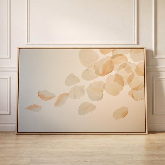 Floating Petals Canvas Wall Art