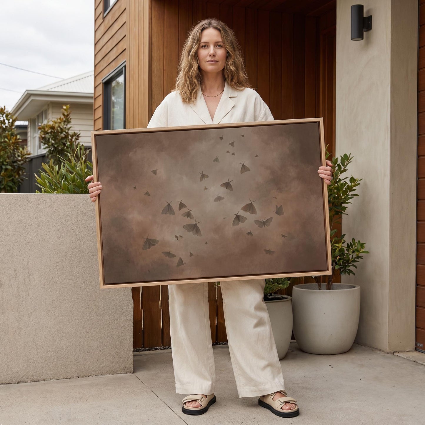 Moths Canvas Wall Art