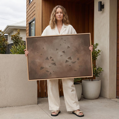Moths Canvas Wall Art