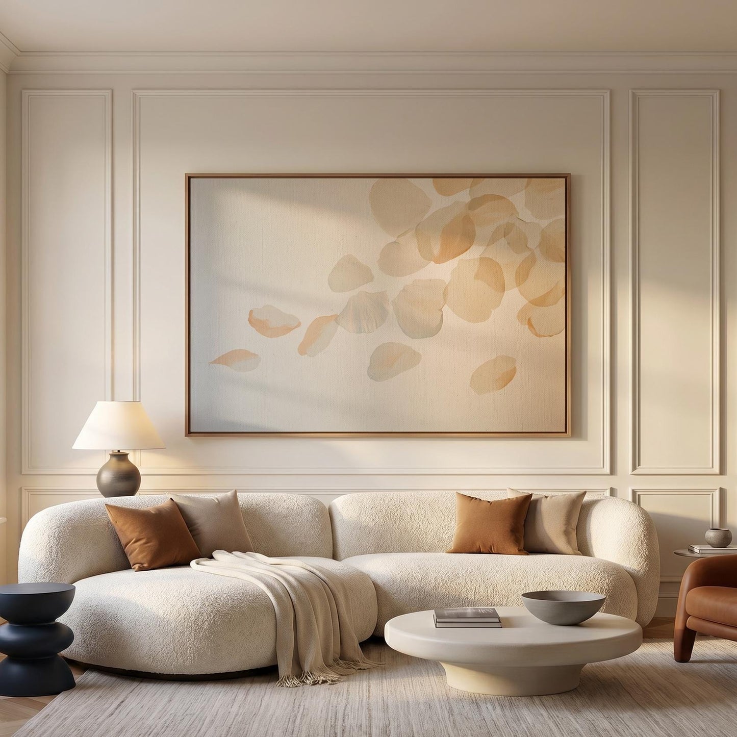 Floating Petals Canvas Wall Art