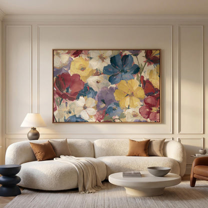 Wildflower Bouquet Canvas Wall Art