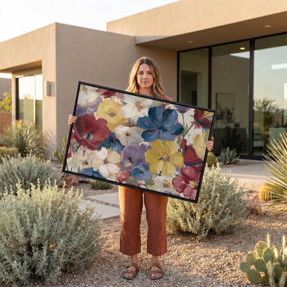 Wildflower Bouquet Canvas Wall Art