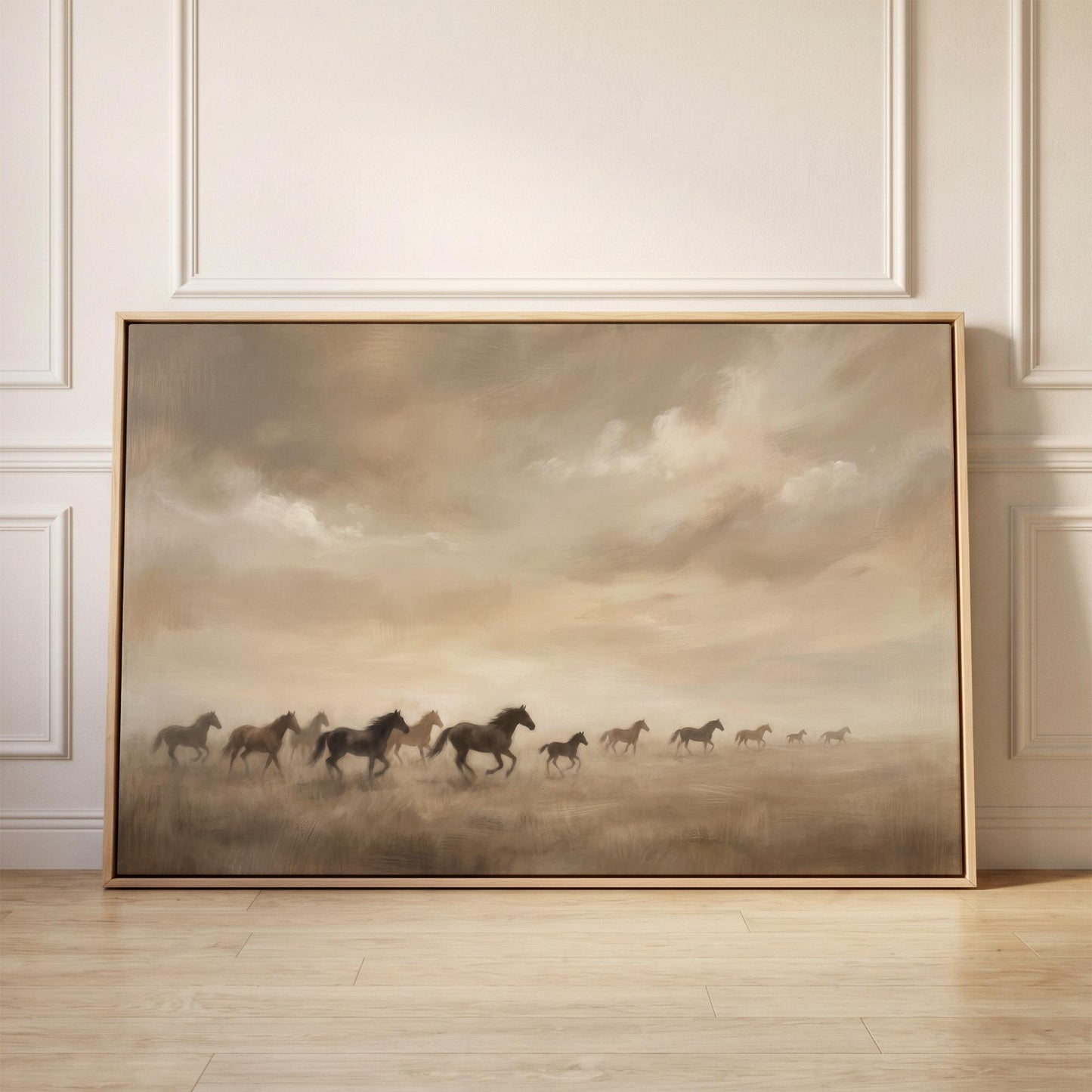 Wild Horses Canvas Wall Art