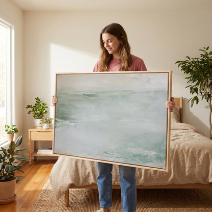 Abstract Ocean Canvas Wall Art