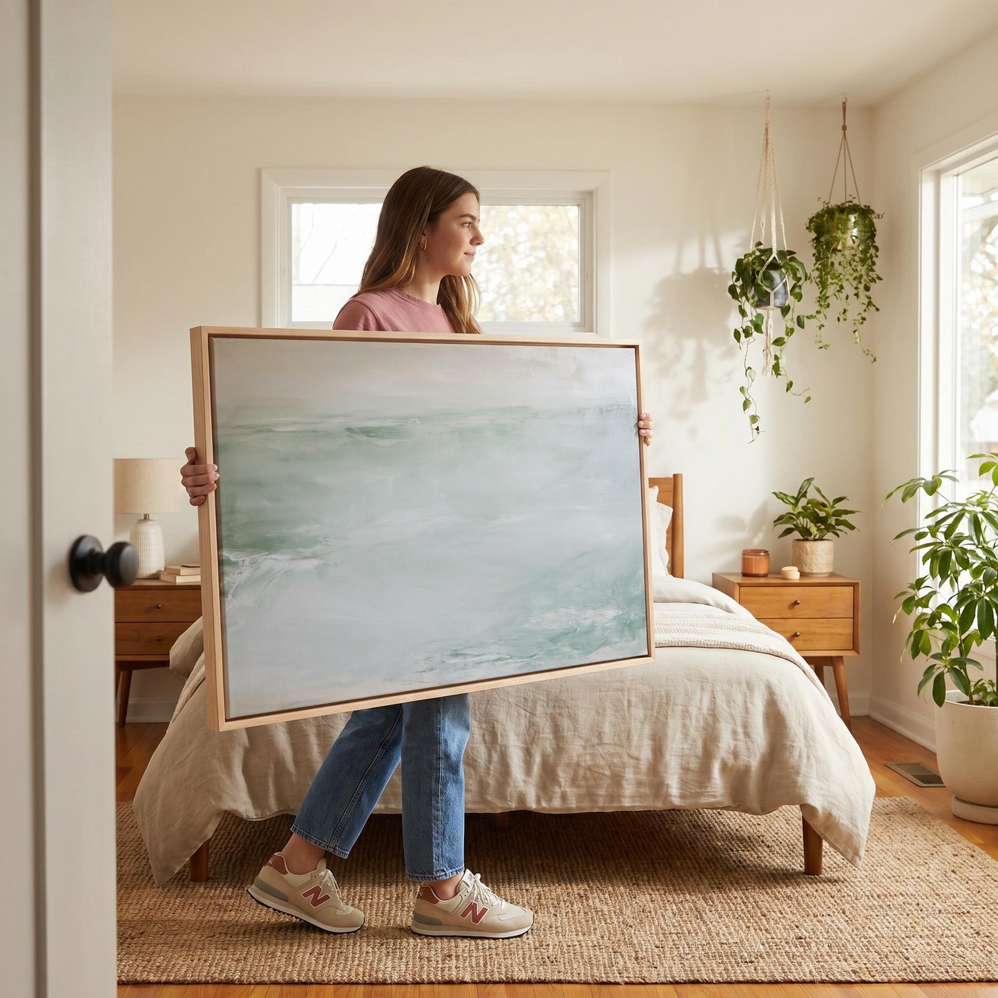 Abstract Ocean Canvas Wall Art