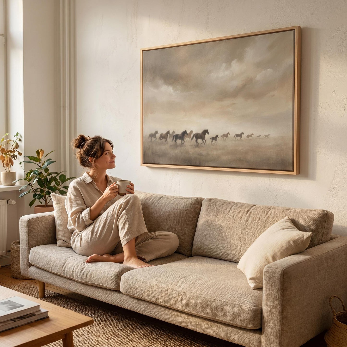 Wild Horses Canvas Wall Art