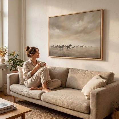 Wild Horses Canvas Wall Art