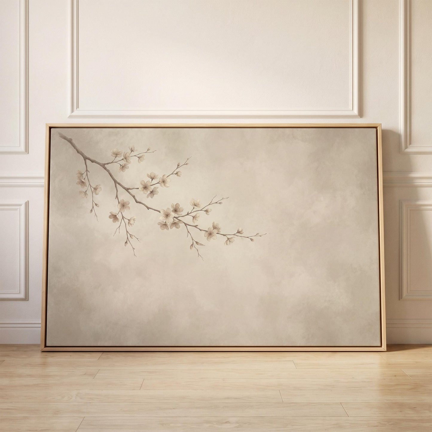 Cherry Blossom Branch Canvas Wall Art