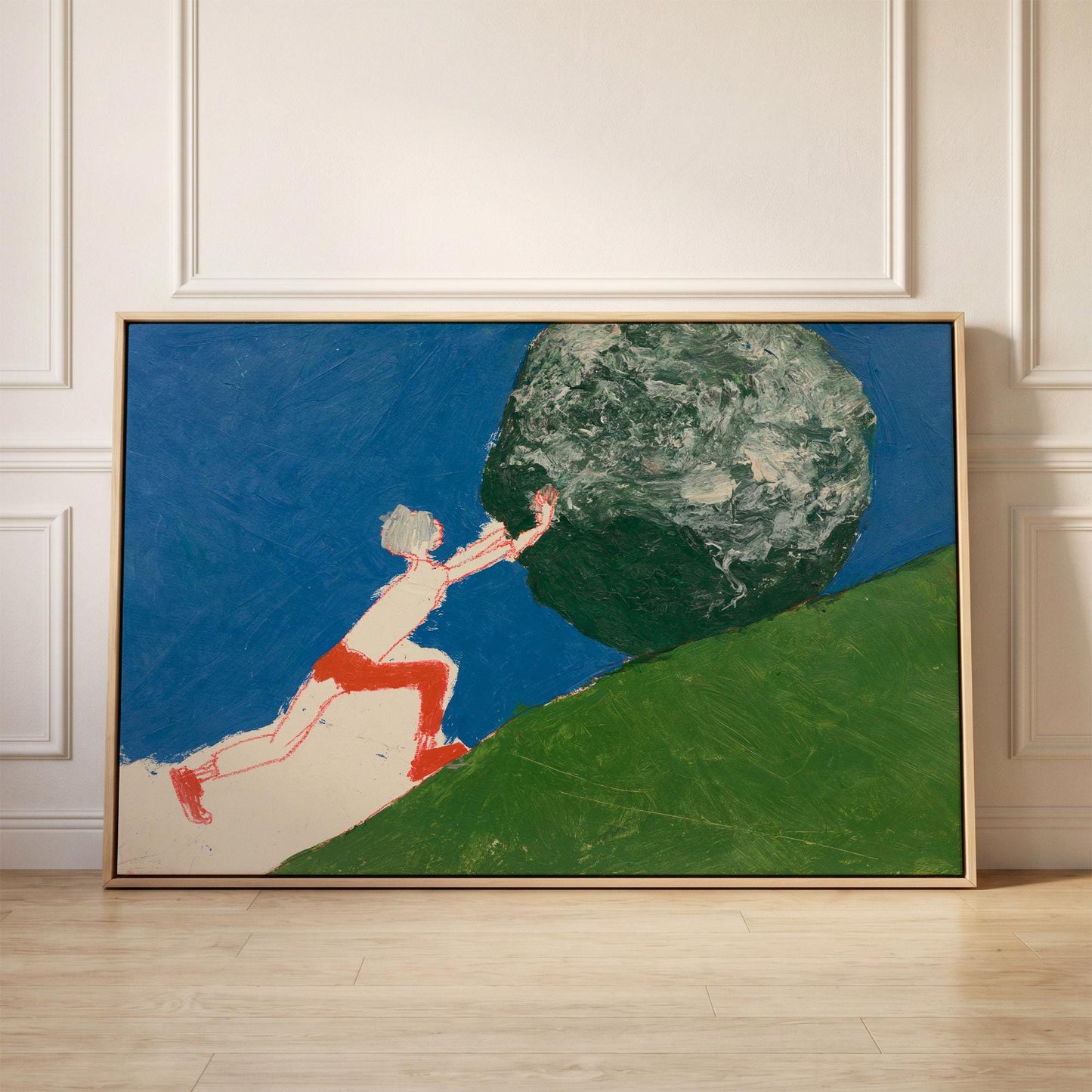 Sisyphus Canvas Wall Art