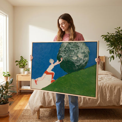 Sisyphus Canvas Wall Art