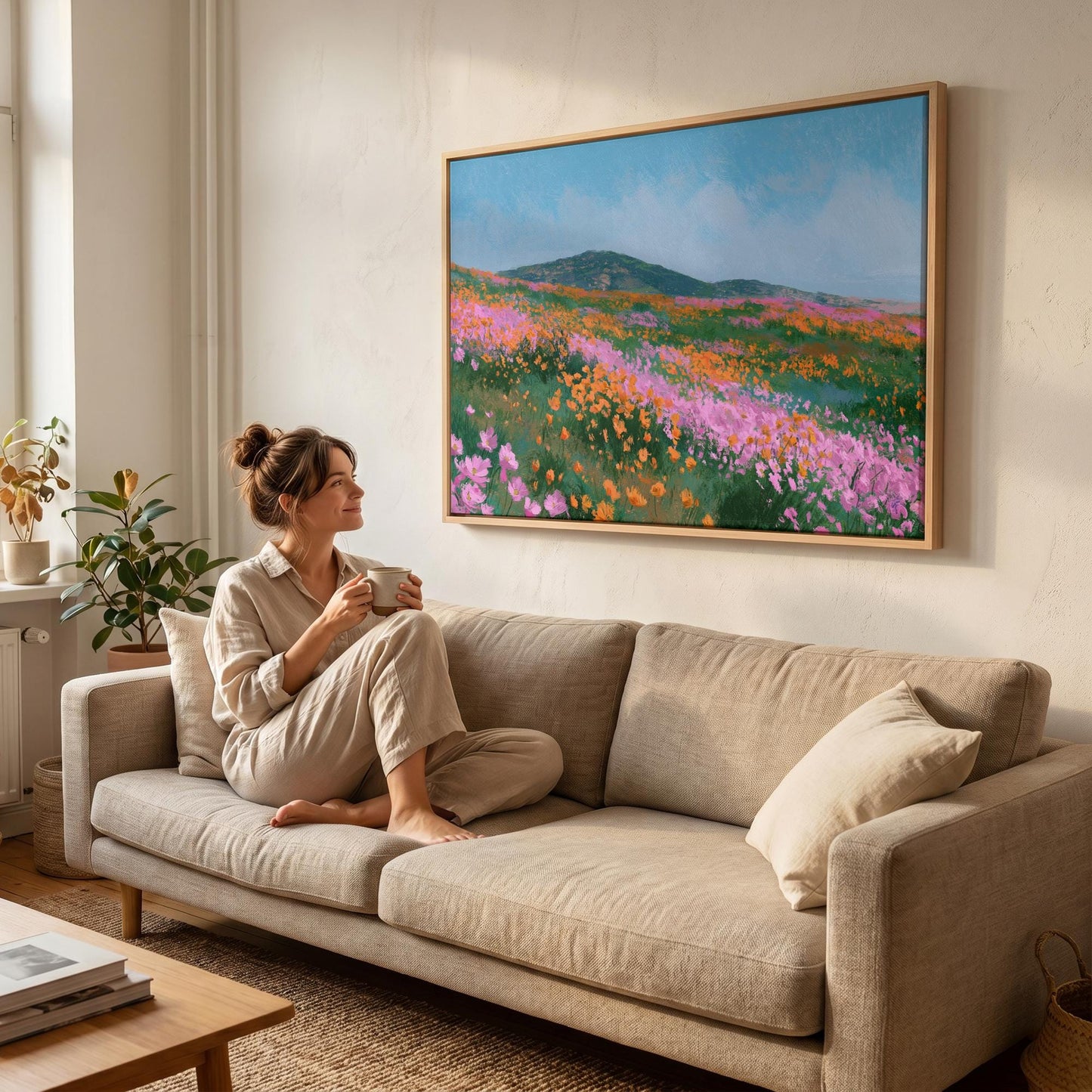 Wildflower Meadow Canvas Wall Art