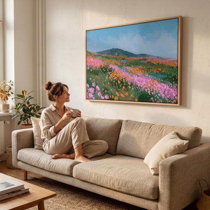 Wildflower Meadow Canvas Wall Art