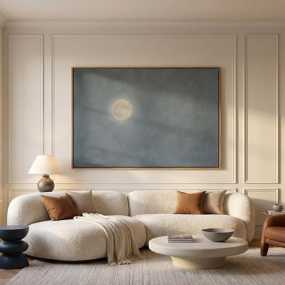 Full Moon Canvas Wall Art