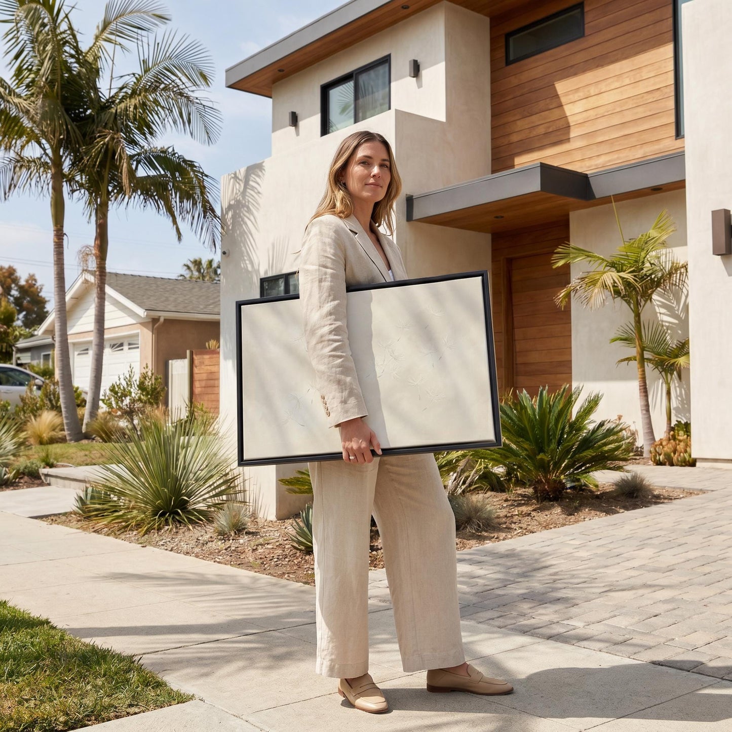 Dandelion Seeds Canvas Wall Art