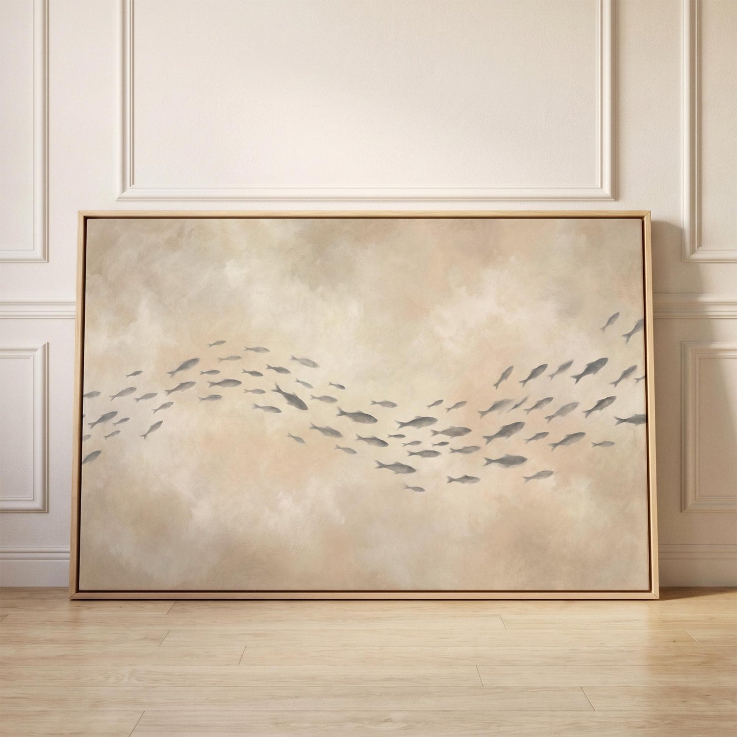 School of Fish Canvas Wall Art