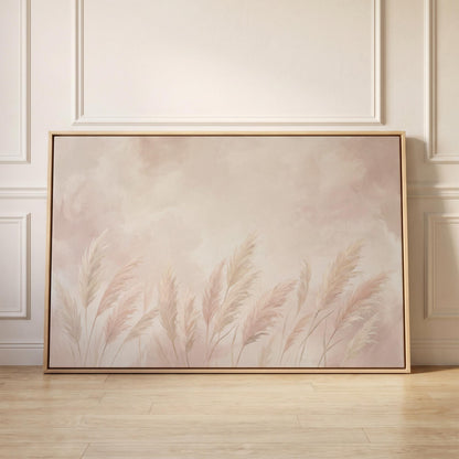 Pampas Grass Canvas Wall Art