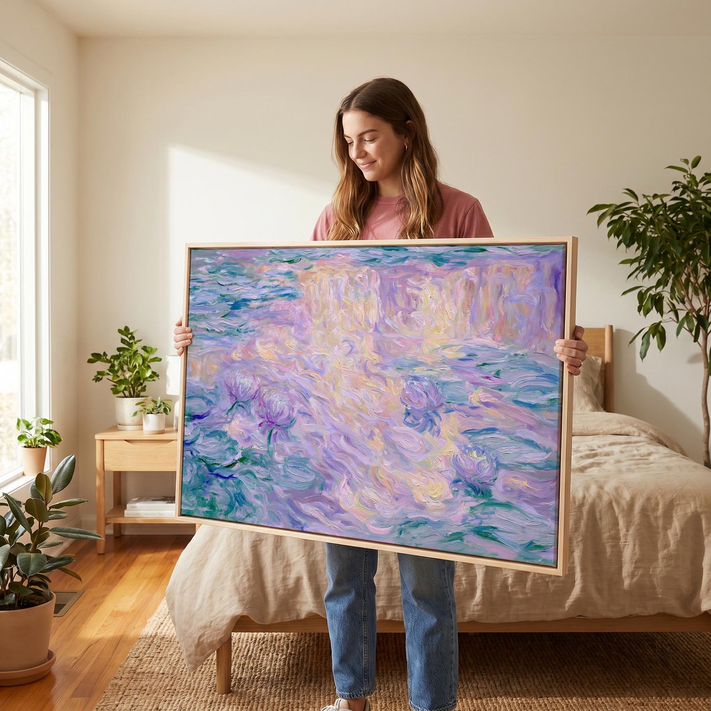 Water Lilies Canvas Wall Art