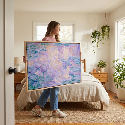 Water Lilies Canvas Wall Art