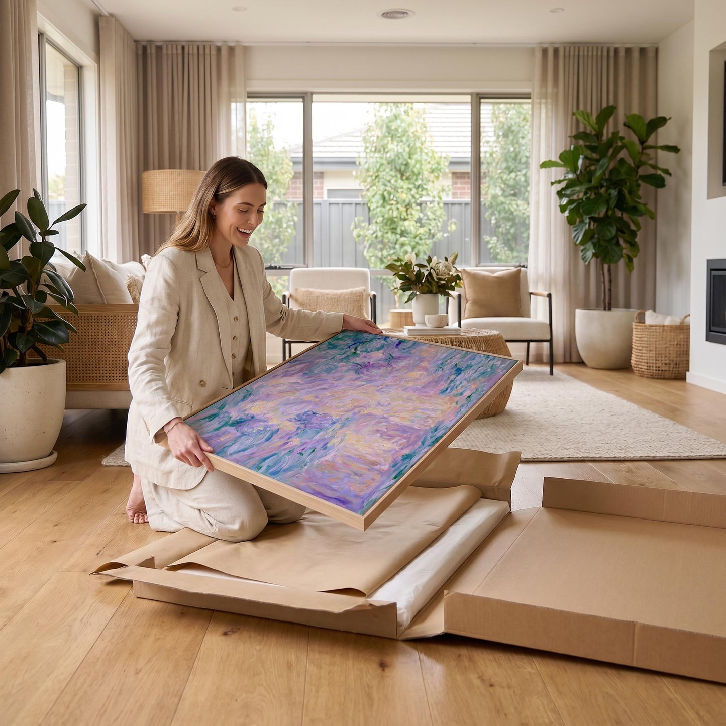 Water Lilies Canvas Wall Art