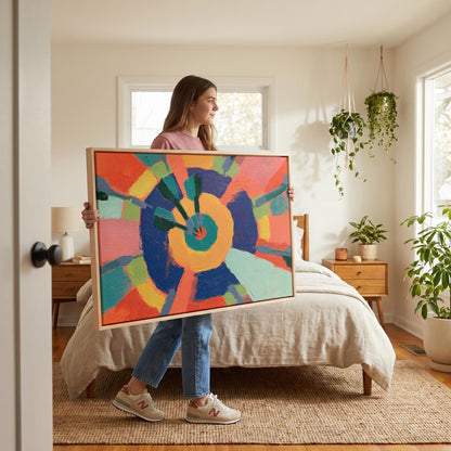 Abstract Circle Canvas Wall Art