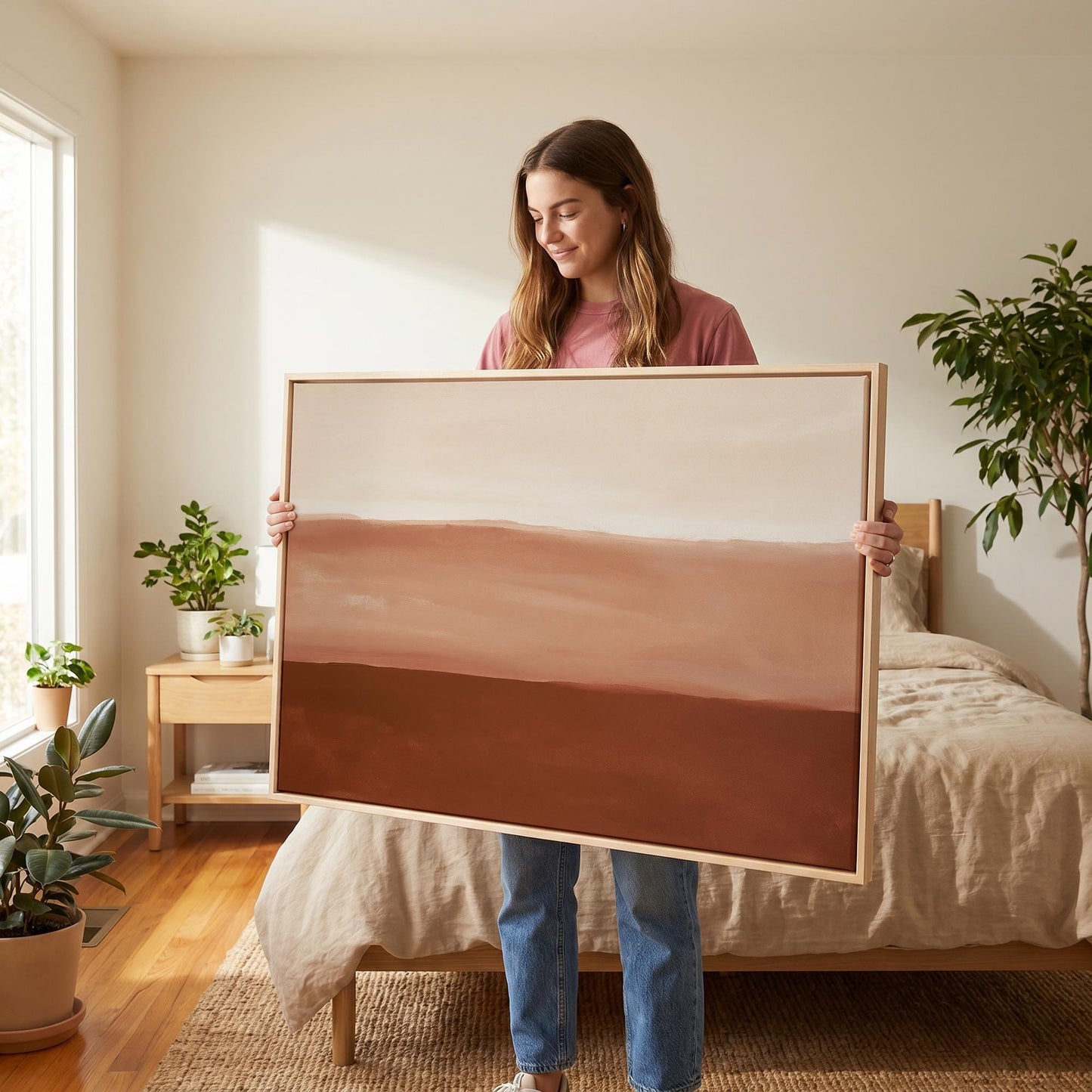 Desert Landscape Canvas Wall Art