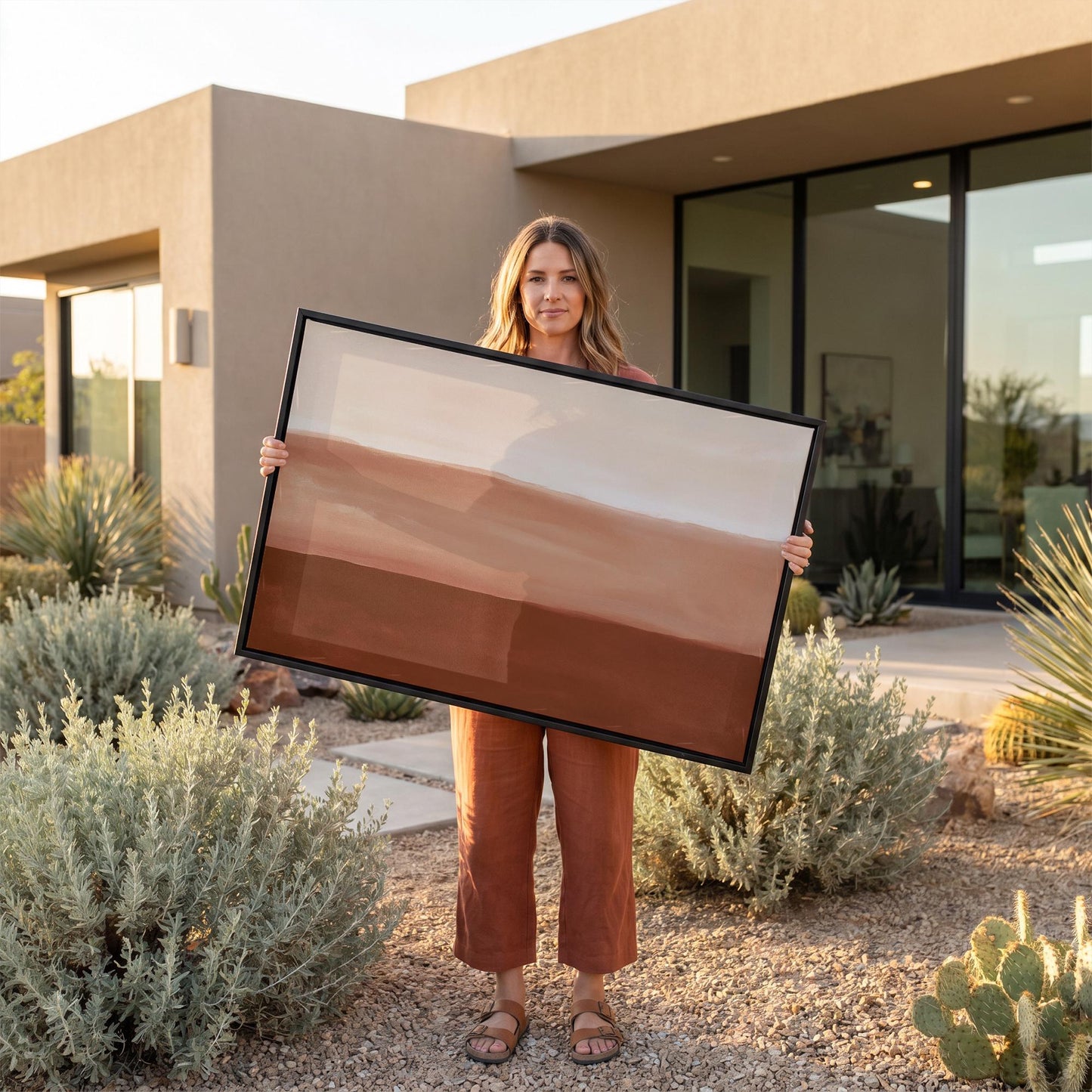 Desert Landscape Canvas Wall Art