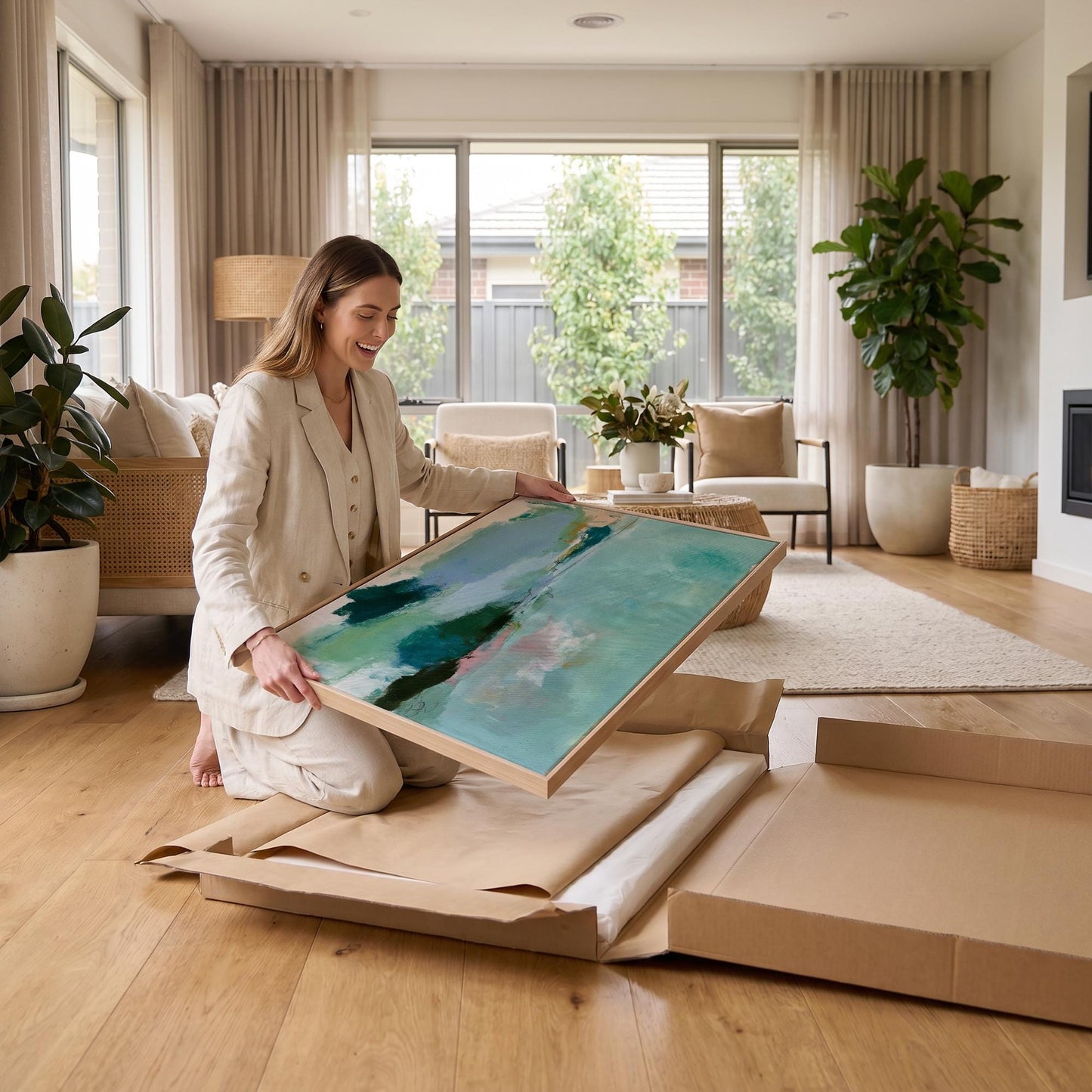 Abstract Landscape Canvas Wall Art