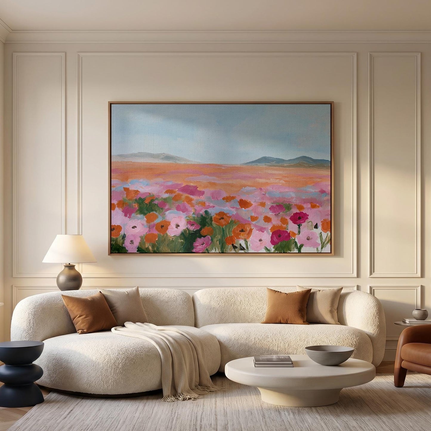 Poppy Field Canvas Wall Art