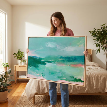 Abstract Seascape Canvas Wall Art