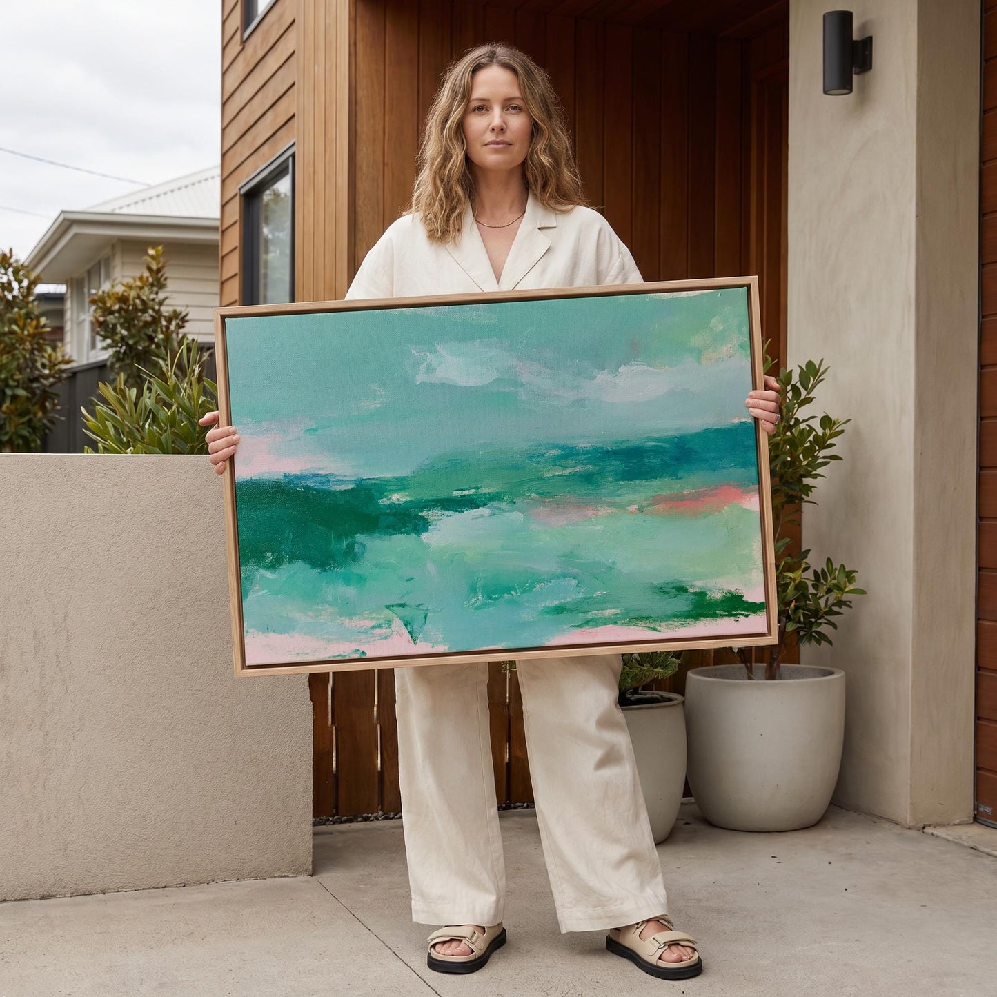 Abstract Seascape Canvas Wall Art