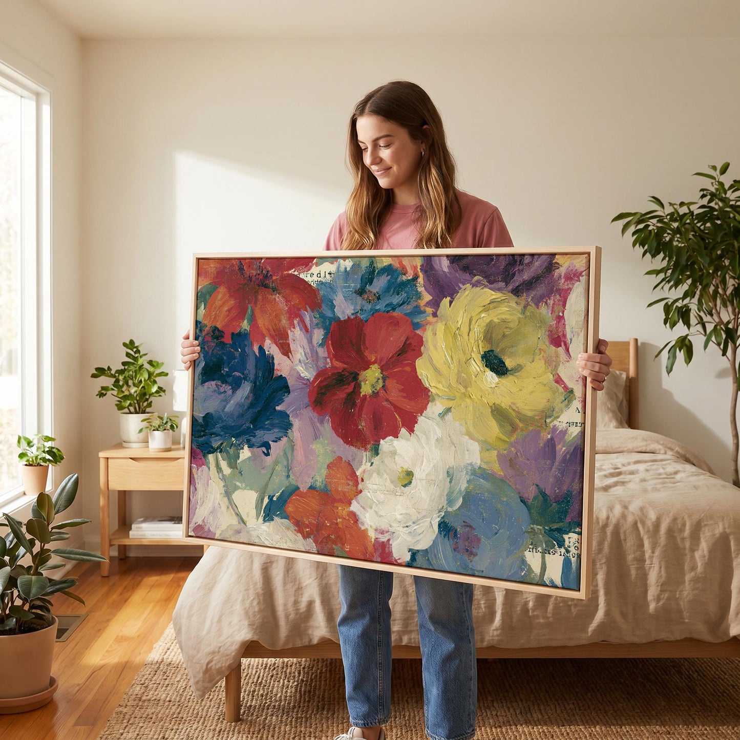 Floral Canvas Wall Art