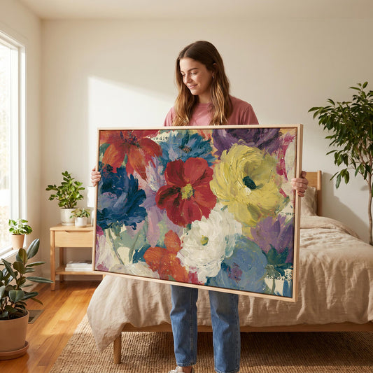 Floral Canvas Wall Art