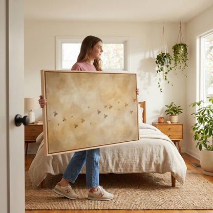 Bee Swarm Canvas Wall Art